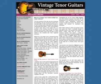 Vintagetenorguitars.com(Vintage Tenor Guitars) Screenshot