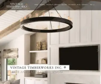 Vintagetimber.com(Vintage Timberworks) Screenshot