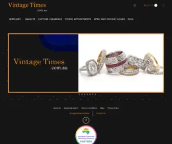 Vintagetimes.com.au(Antique Engagement Rings) Screenshot