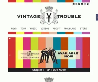 Vintagetrouble.com(Vintage Trouble) Screenshot