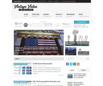 Vintagevalueinvesting.com(The World's Best Value Investing Blog) Screenshot