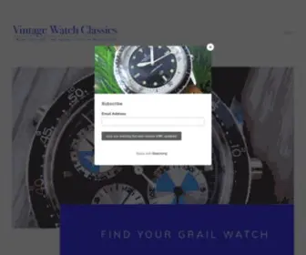 Vintagewatchclassics.com(Vintage Watch Classics) Screenshot