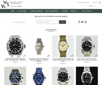 Vintagewatchspecialist.com(Vintage Watch Specialist) Screenshot