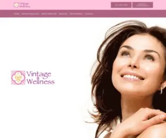 Vintagewellness.com(Vintage Wellness and Aesthetics) Screenshot