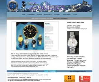 Vintagezodiacs.com(The Vintage Zodiac Watch website) Screenshot