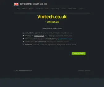 Vintech.co.uk(Vintech) Screenshot
