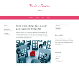 Vinteepoucos.com.br(À LA MODE) Screenshot