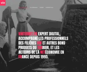 Vinternet.net(Agence communication digitale e) Screenshot