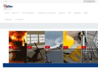 Vintexfire.com(Fire Extinguisher Manufacturer Mumbai) Screenshot