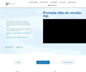 Vintgar.si(Soteska Vintgar) Screenshot