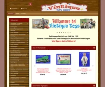 Vintique-Toys.de(VINTIQUE TOYS Vintage & Antique Spielzeug) Screenshot