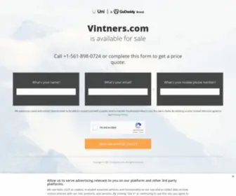 Vintners.com(Vintners) Screenshot