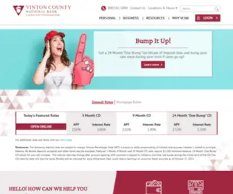 Vintoncountybank.com(Vinton County National Bank) Screenshot