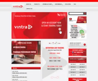 Vintra.co.id(Vintra Nilai Inti Sekuritas) Screenshot