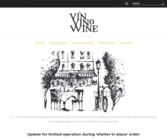 Vinvinowine.com(Vin Vino Wine) Screenshot