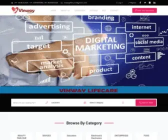 Vinwaylife.com(VinWay Life Care) Screenshot