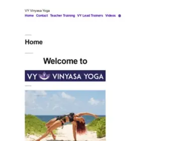 Vinyasayoga.com.mx(VY Vinyasa Yoga) Screenshot