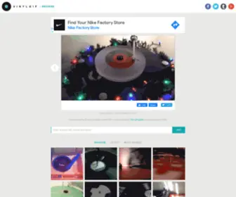 Vinylgif.com(Vinyl gif animations) Screenshot