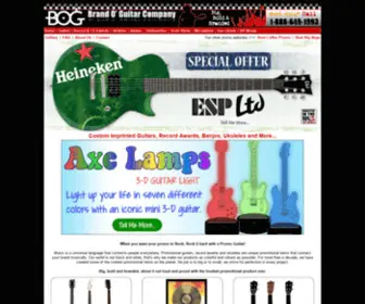 Vinylguitarwraps.com(Promotional Guitars) Screenshot