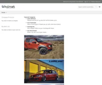 Vinylmark.com(A graphics printing company) Screenshot