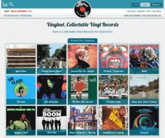 Vinylnet.co.uk(Vinyl Records and other collectible music UK) Screenshot