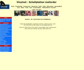 Vinylnet.de(Schallplattenbörsen) Screenshot