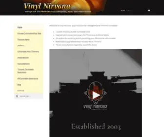 Vinylnirvana.com(Vinyl Nirvana) Screenshot