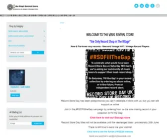 Vinylrevivaluk.com(The vinyl revival store) Screenshot