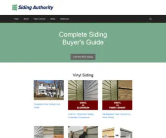 Vinylsidingpricesguide.com(Siding Authority) Screenshot