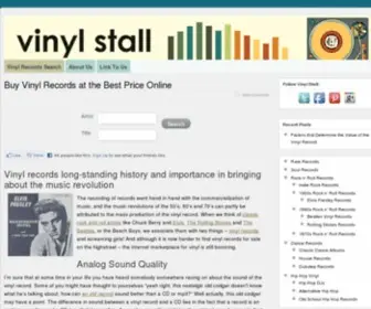 Vinylstall.com(Find Old & Rare Records for Sale Online) Screenshot