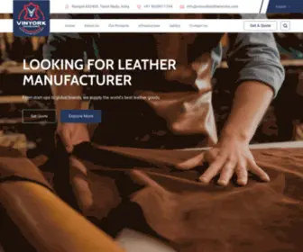 Vinyorkleatherworks.com(Vinyork Leather Works) Screenshot