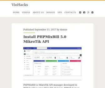 Viohacks.com(Security, Programming & Hacking Blog) Screenshot