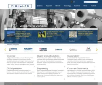 Viohalco.com(Viohalco) Screenshot