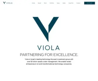 Viola-Group.com(Israel's Leading Tech) Screenshot