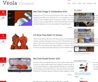 Violacentral.com(Viola Central) Screenshot