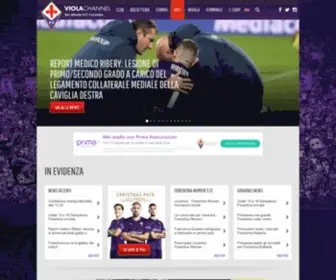 Violachannel.tv(Sito Ufficiale di ACF Fiorentina) Screenshot