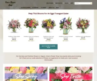 Violasflowershop.com(Seguin Florist) Screenshot