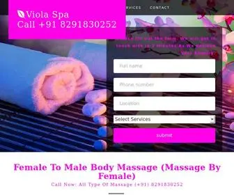 Violathespa.in(BODY MASSAGE IN NAVI MUMBAI) Screenshot