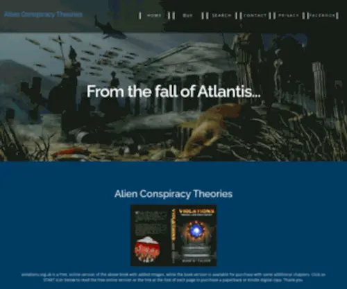 Violations.org.uk(Alien Conspiracy Theories) Screenshot