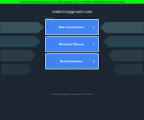 Violentplayground.com(Violent Playground) Screenshot