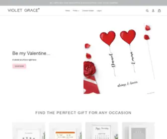 Violetgrace.co.uk(Find The Perfect Gift by Violet Grace) Screenshot