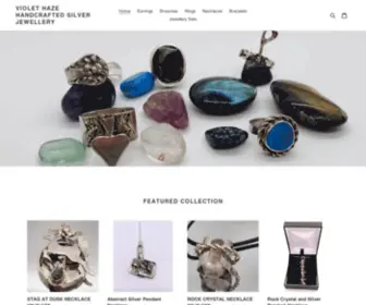 Violethazejewellery.com(Violet Haze Handcrafted Silver Jewellery) Screenshot