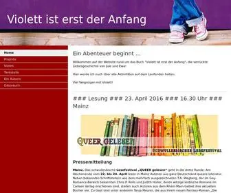 Violett-IST-Erst-Der-Anfang.de(Violett ist erst der Anfang) Screenshot