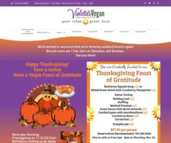 Violettesvegan.com(Good Vibes Great Food) Screenshot