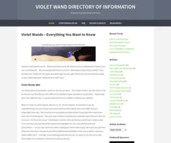 Violetwand.com(Violet Wands) Screenshot