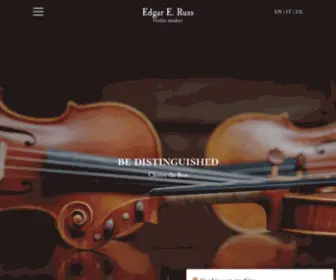 Violincellomaker.com(Edgar Russ) Screenshot