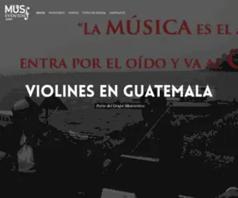 Violinesguatemala.com(Violines y Musica para Bodas Guatemala) Screenshot