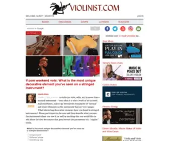 Violinist.com(Violinist) Screenshot