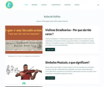 Violino.blog.br(Aulas de Violino) Screenshot