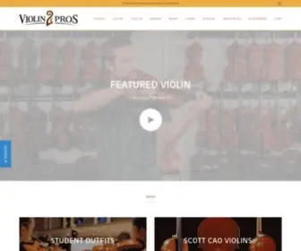 Violinpros.com(Violins) Screenshot